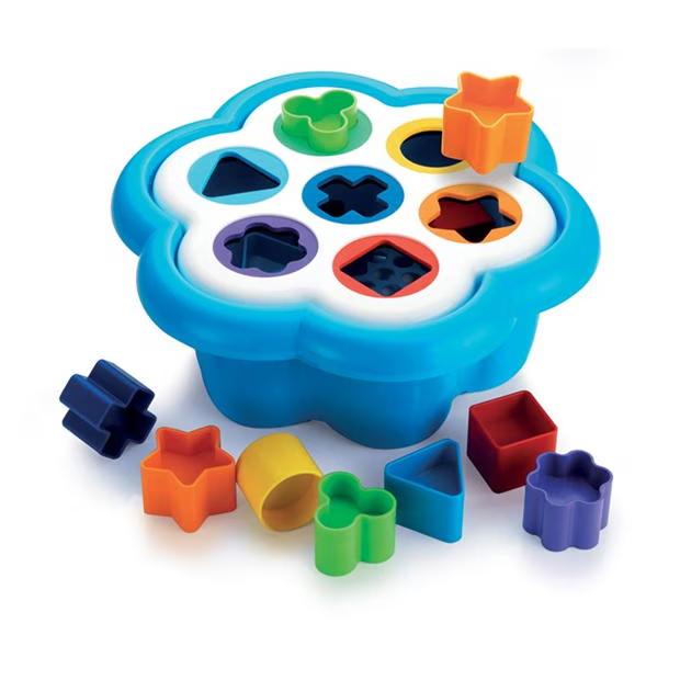 Quercetti Daisy Shape Sorter Bucket