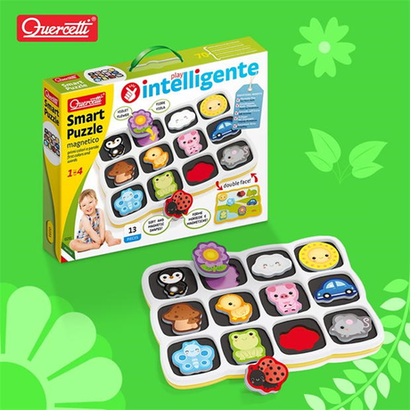Quercetti Smart Puzzle Magnetic First Shapes & Colours