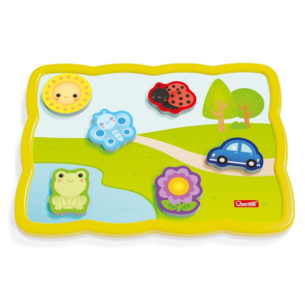 Quercetti Smart Puzzle Magnetic First Shapes & Colours