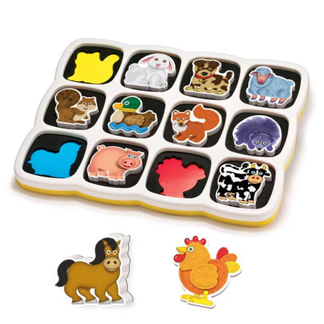 Quercetti Smart Puzzle Magnetic Farm Animals