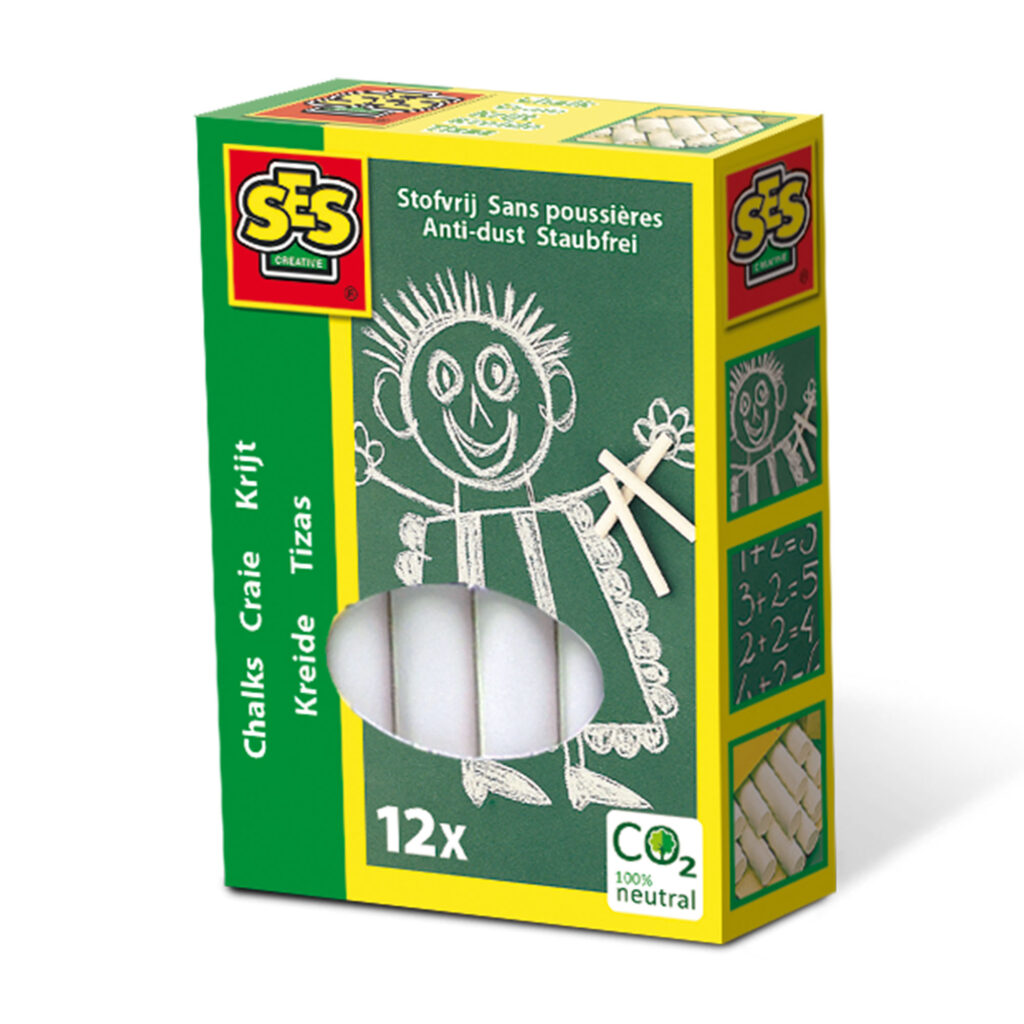 Chalks White 12 Pieces