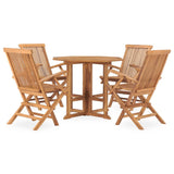 Rolva Teak Wood - 90cm Foldable