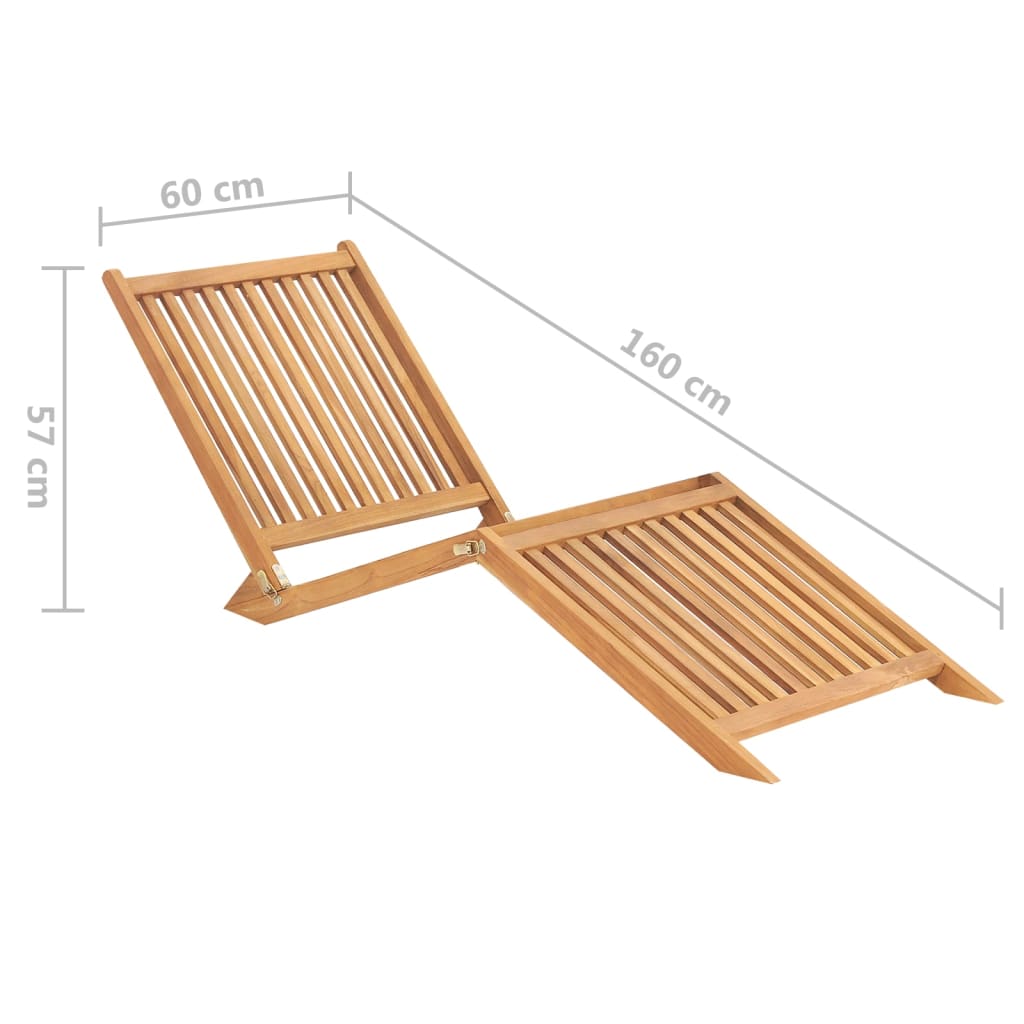 Vind Teak Wood - 160cm Foldable