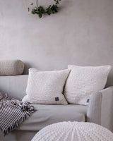Knitted Cushion | IVORY