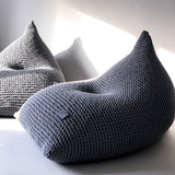 Knitted Bean Bag | DARK GREY