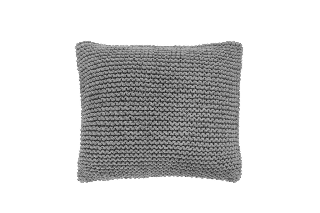 Knitted Cushion | DARK GREY