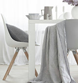 Knitted Cushion | DARK GREY