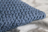 Knitted Cushion | DENIM BLUE