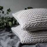 Knitted Cushion | OATMEAL