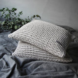Knitted Cushion | OATMEAL