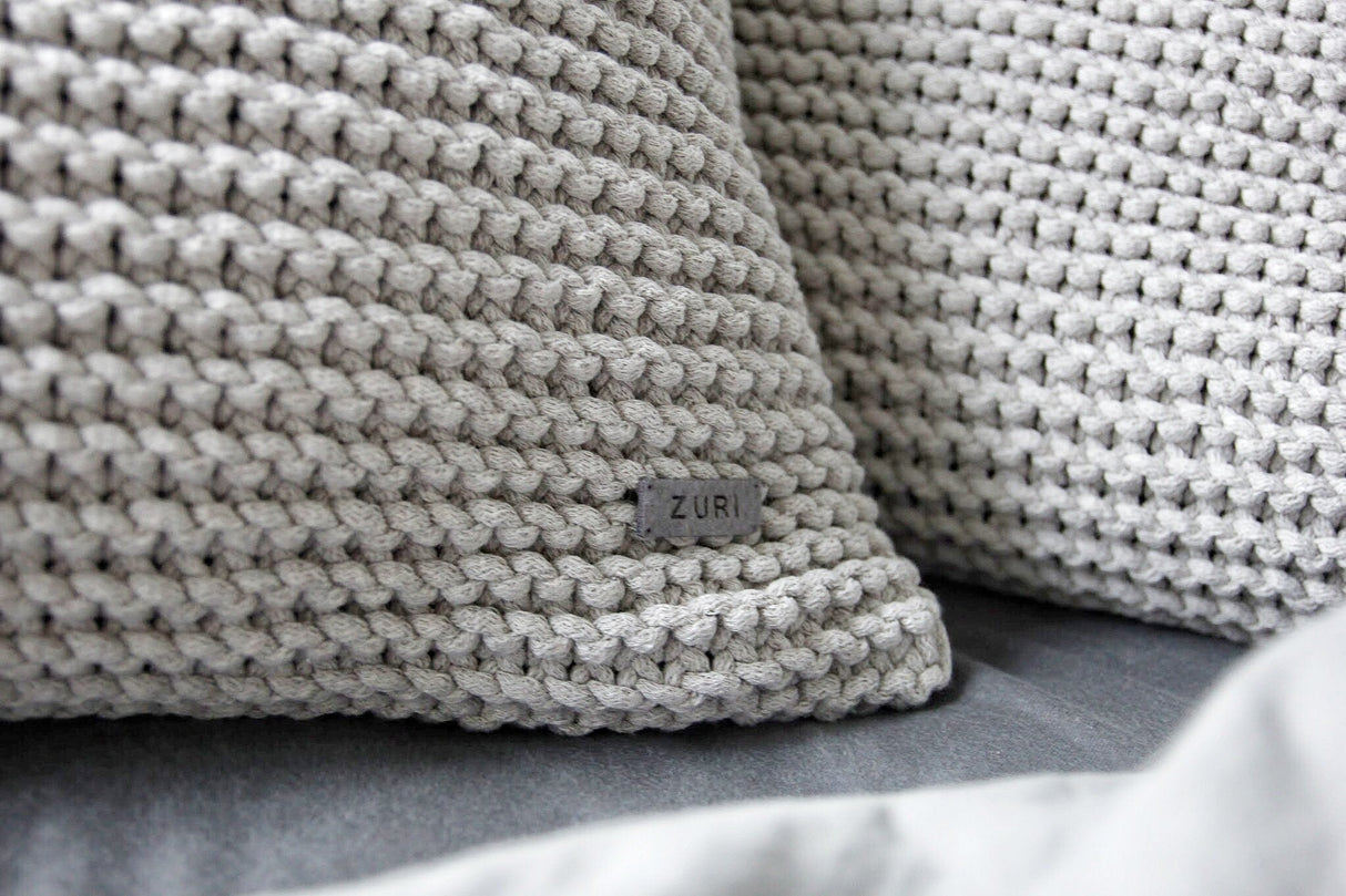 Knitted Cushion | OATMEAL