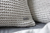 Knitted Cushion | OATMEAL