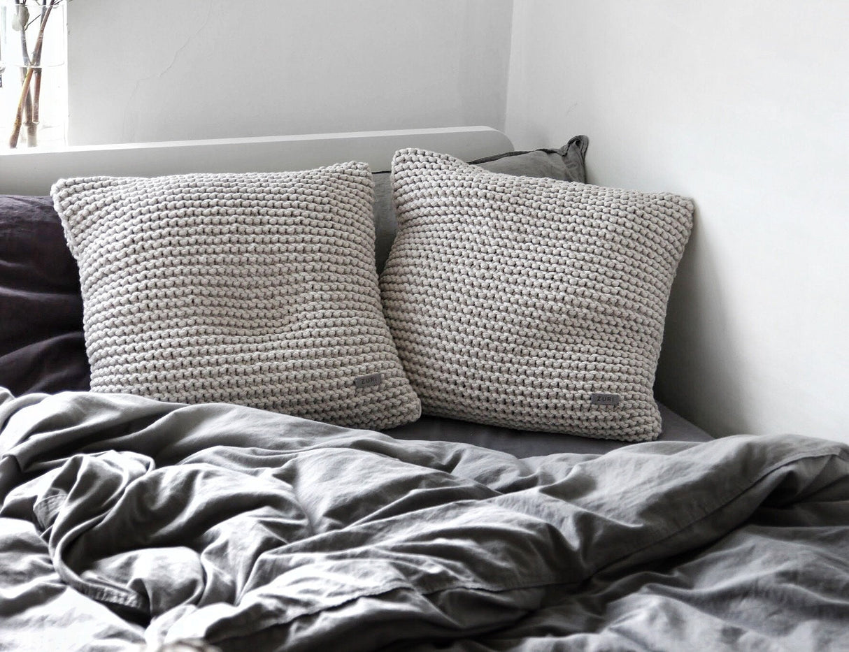 Knitted Cushion | OATMEAL