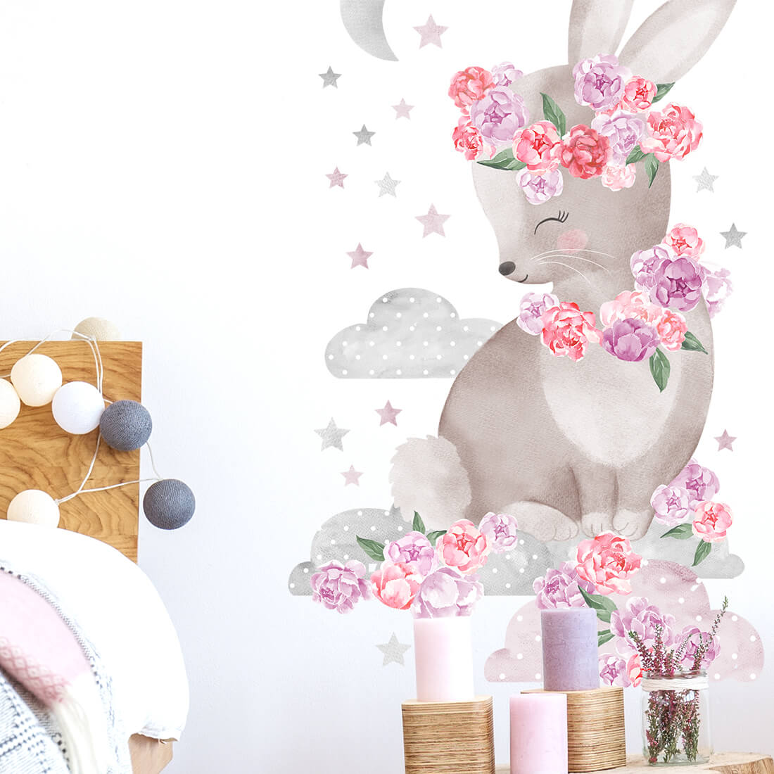 Wall Sticker | Pink Rabbit