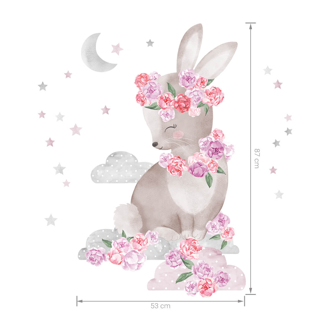 Wall Sticker | Pink Rabbit