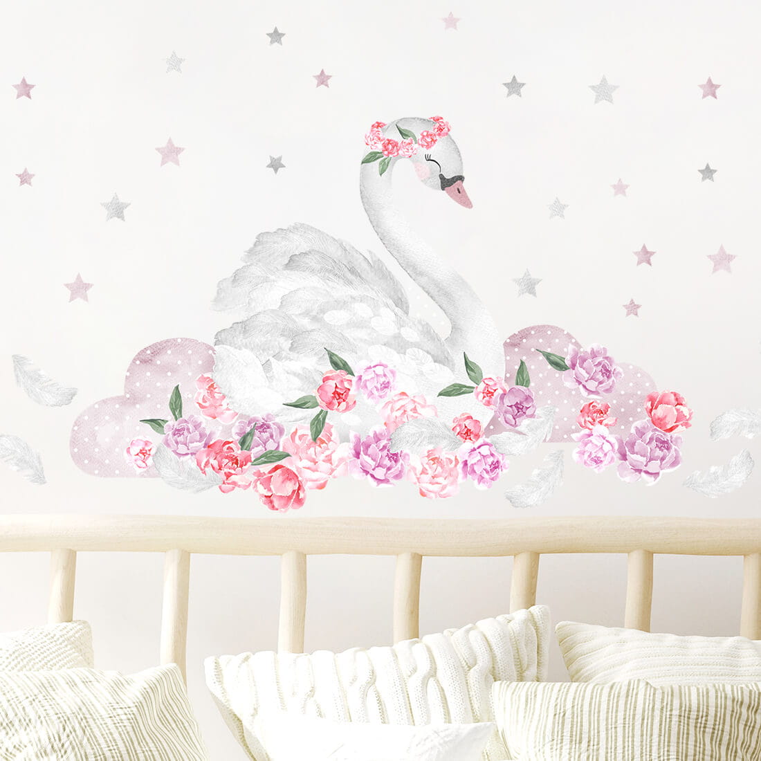 Wall Sticker | Pink Swan