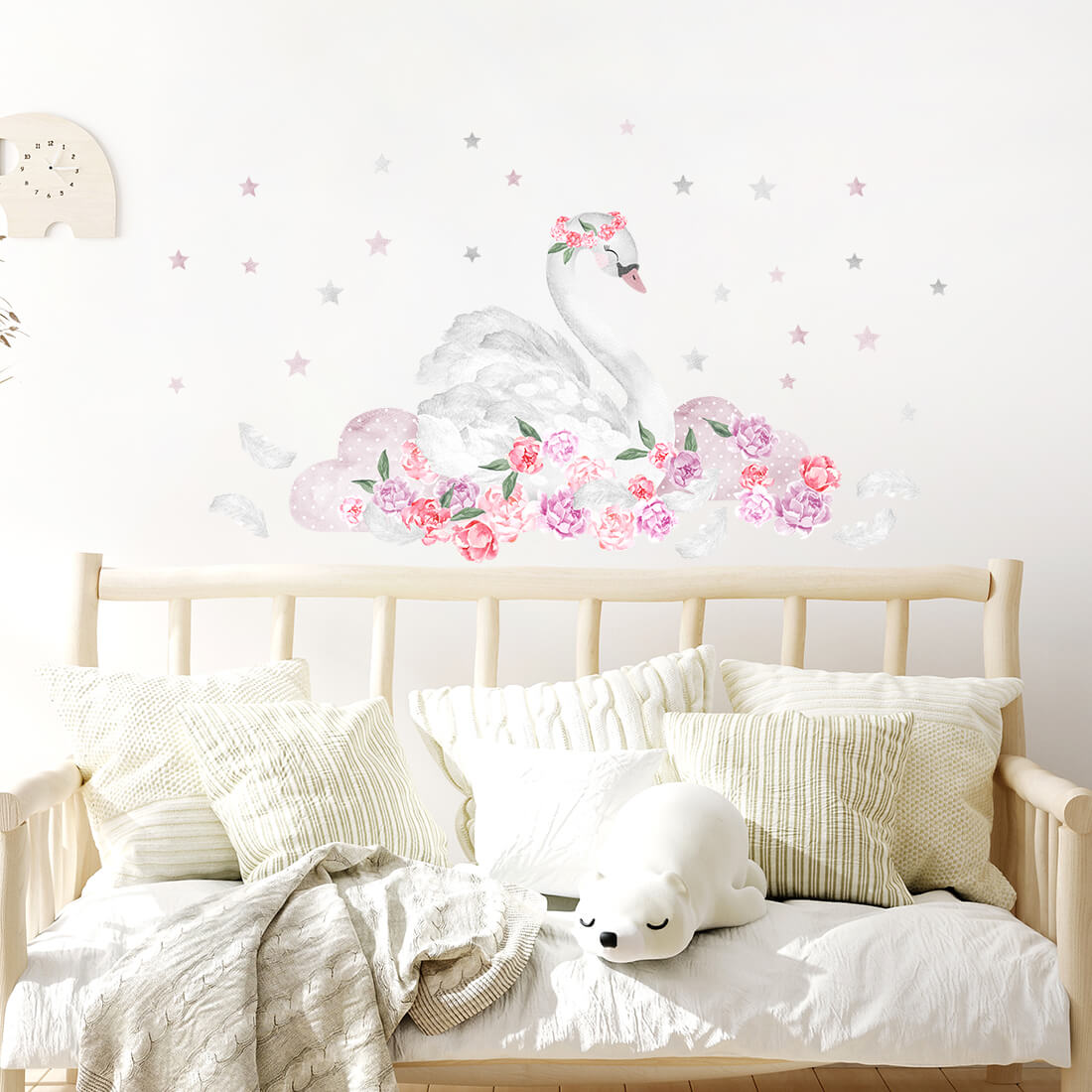 Wall Sticker | Pink Swan