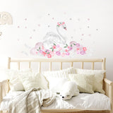 Wall Sticker | Pink Swan