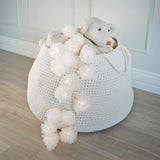 Crochet Basket, Size XL | IVORY