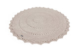 Crochet Rug MANDALA | BEIGE