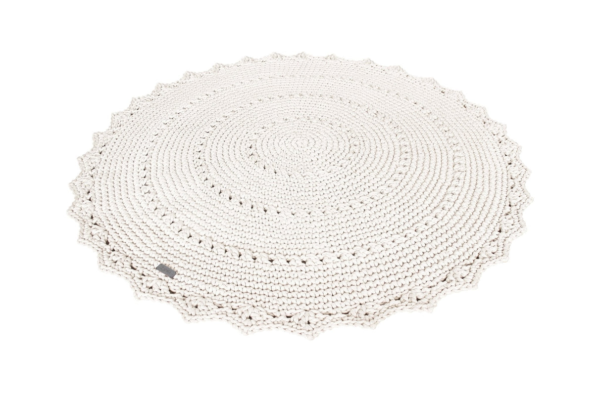 Crochet Rug MANDALA | IVORY
