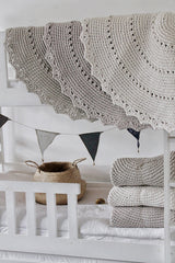 Crochet Rug MANDALA | OATMEAL