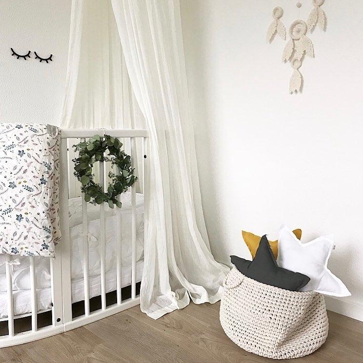 Crochet Basket, Size L | IVORY