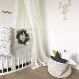Crochet Basket, Size L | IVORY