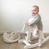 Crochet Basket, Size L | IVORY