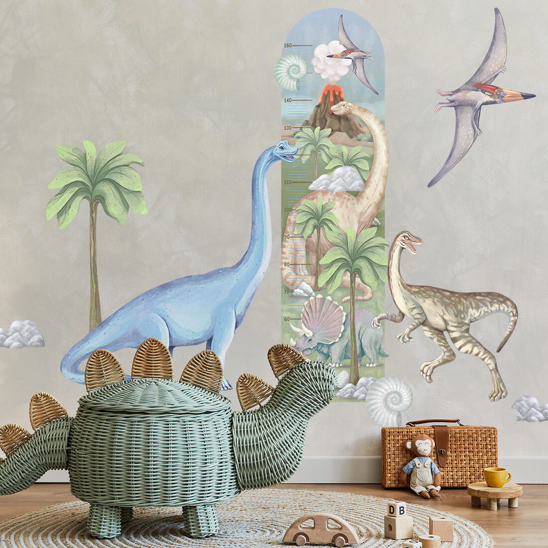 Wall Sticker | Height Measure Dinosaurs