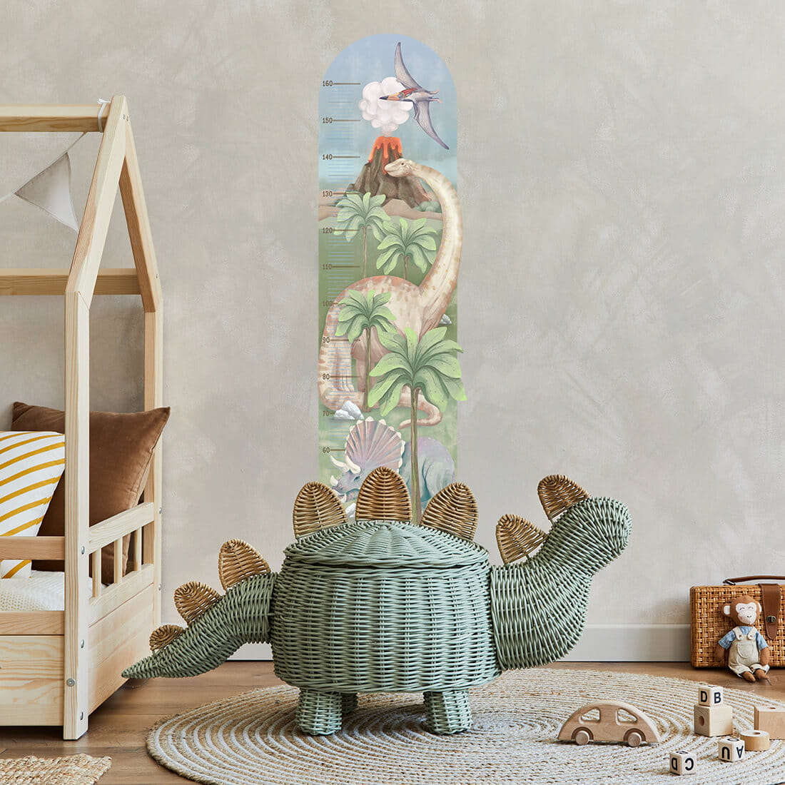 Wall Sticker | Height Measure Dinosaurs