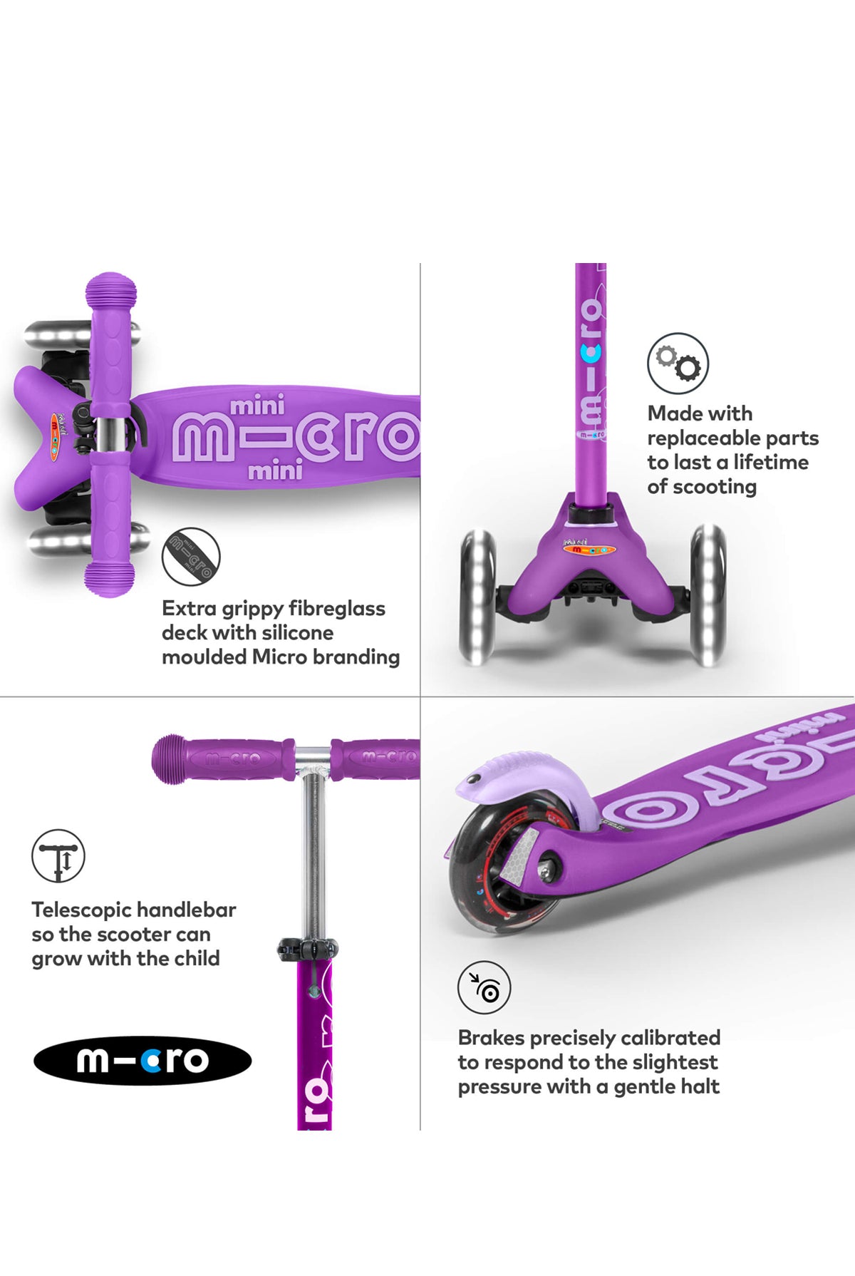Mini Deluxe LED Purple
