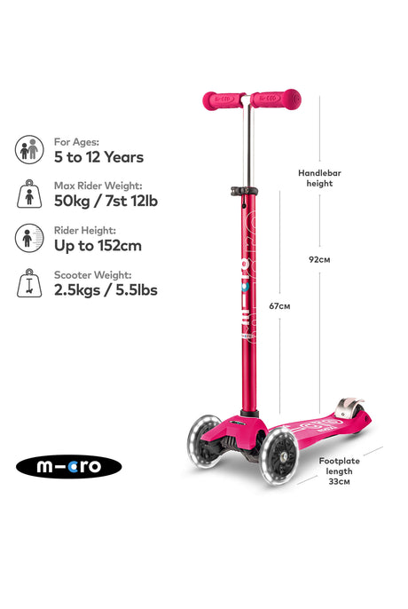 Maxi Deluxe LED Pink