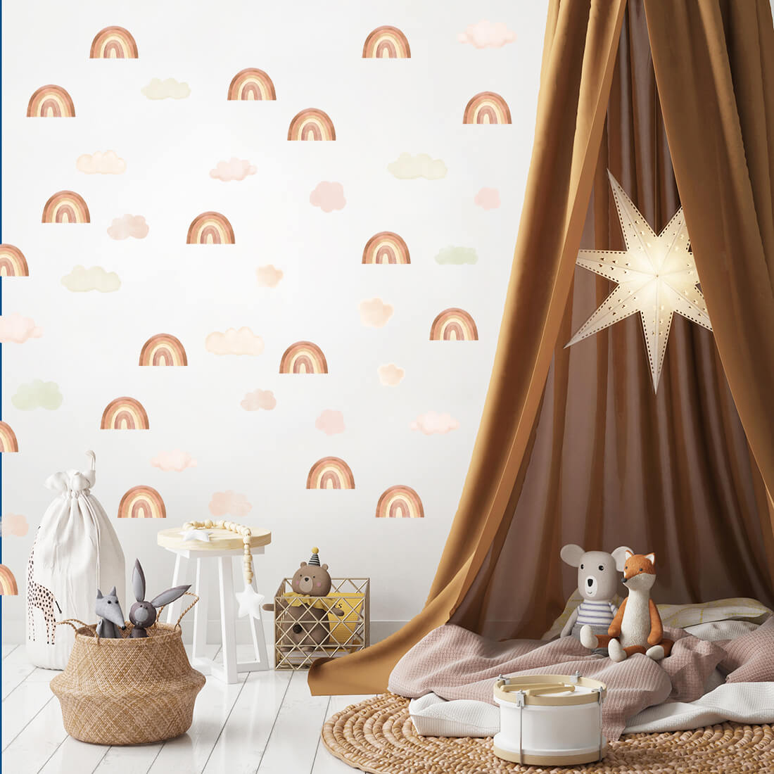 Wall Sticker | Mini Rainbows Beige