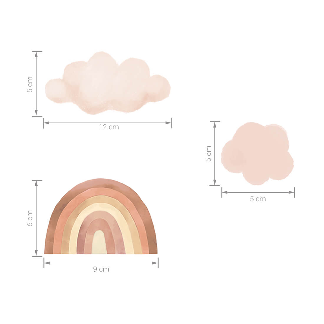 Wall Sticker | Mini Rainbows Beige