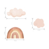 Wall Sticker | Mini Rainbows Beige