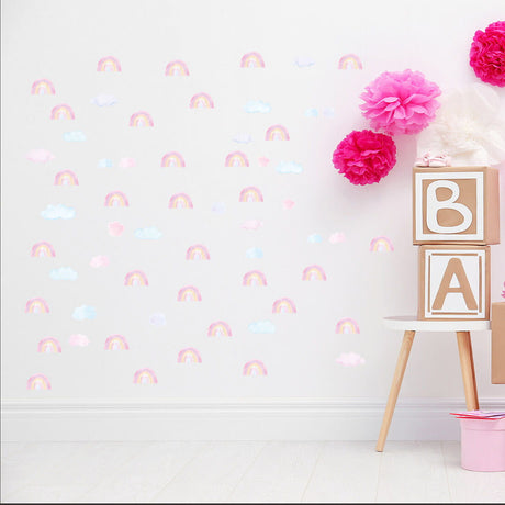Wall Sticker | Mini Rainbows Pink