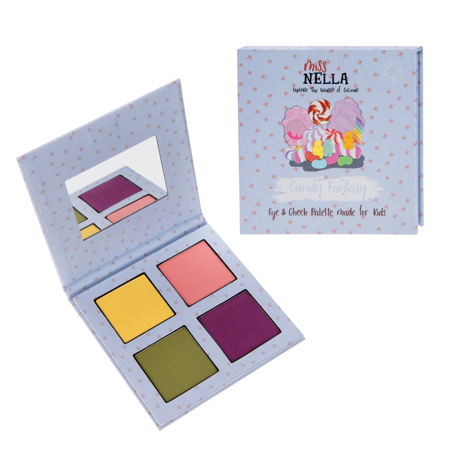 Candy Fantasy Eye & Cheek Palette Kids Toxic-Free Makeup