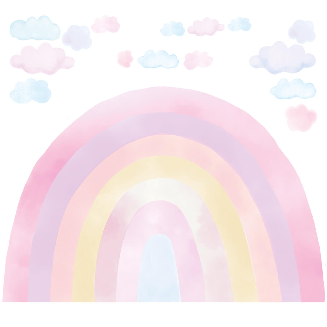 Wall Sticker | Rainbow Pink
