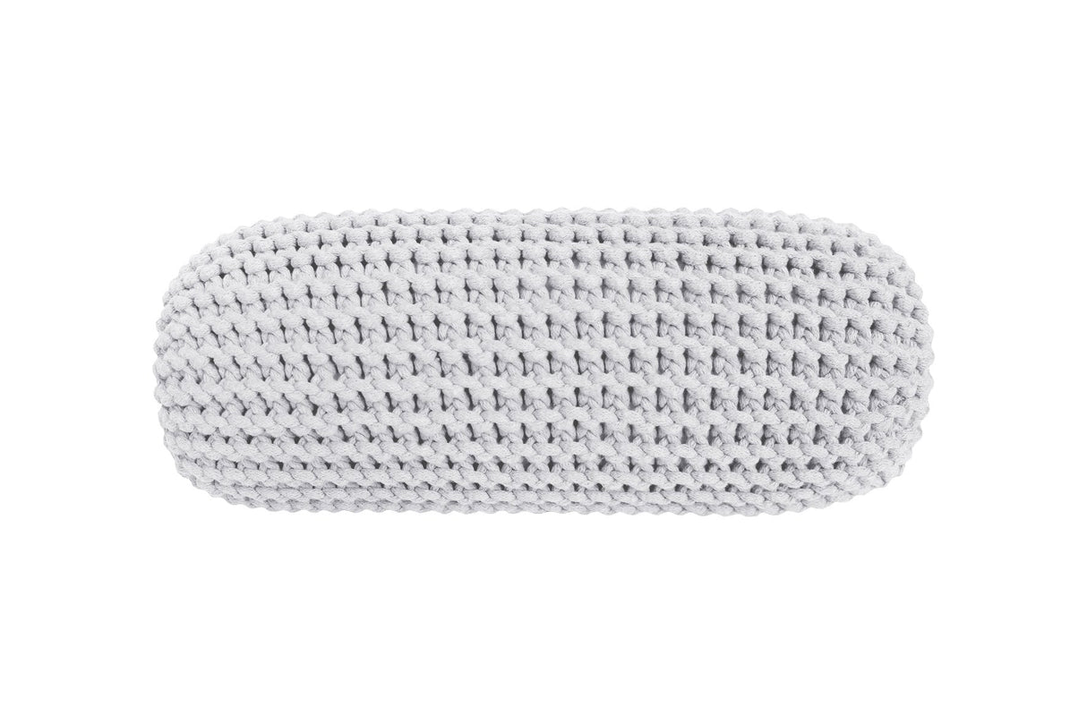Knitted Neck Cushion | LIGHT GREY