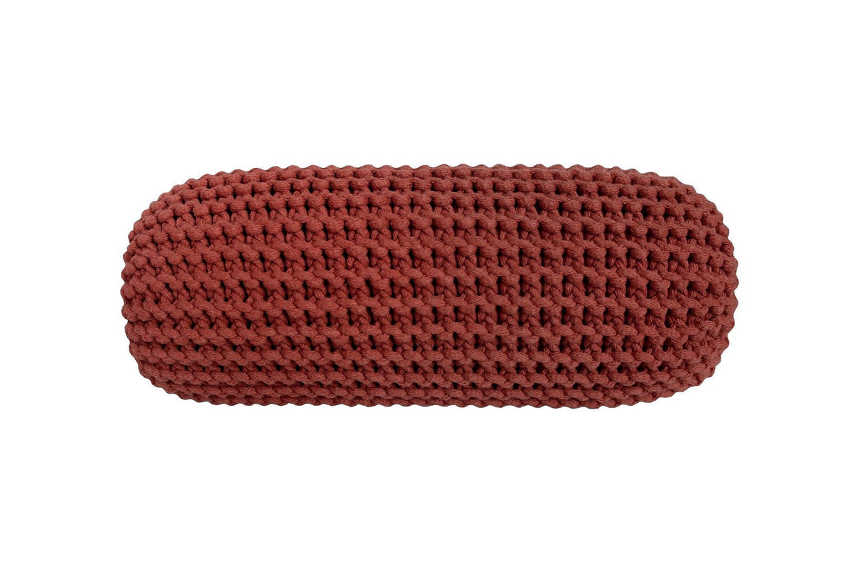 Knitted Neck Cushion | TERRACOTTA