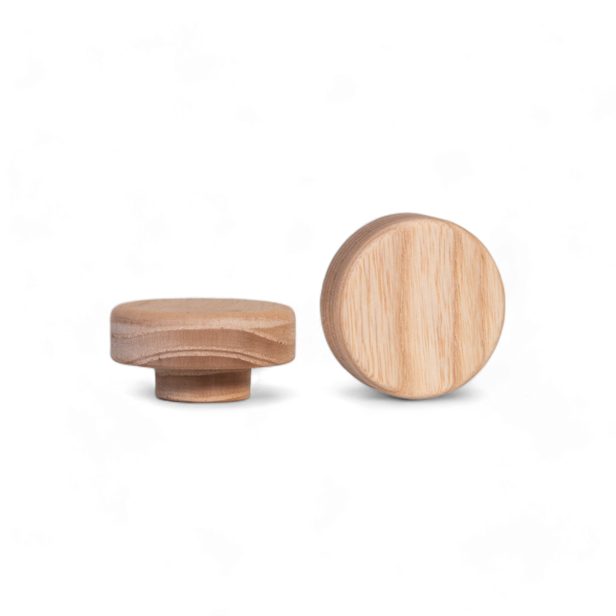 Round Wall Hook - Solid Ash