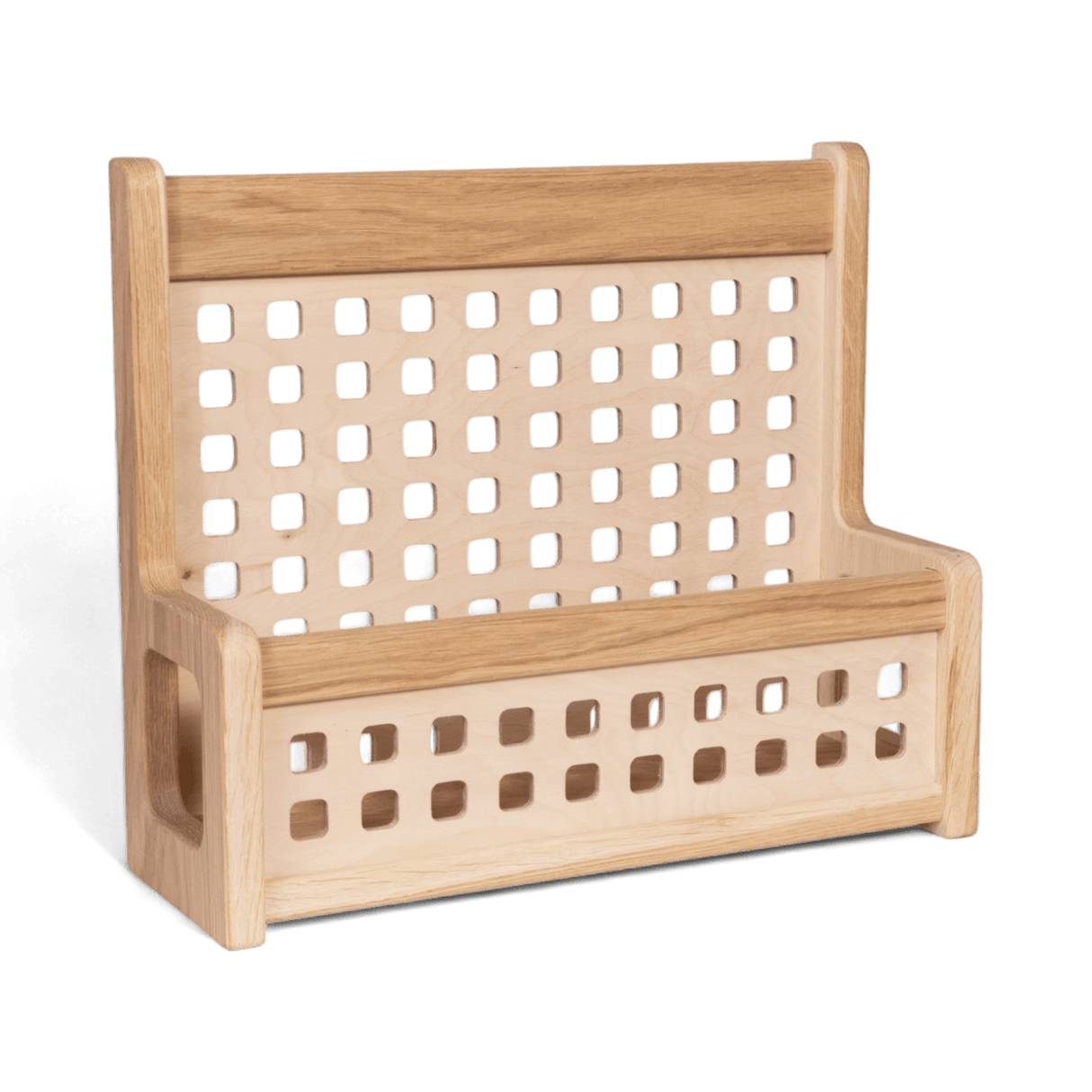 Book Storage Caddy - Solid Oak