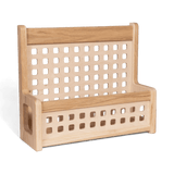 Book Storage Caddy - Solid Oak