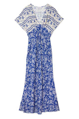 Blue Mosaic Elodie Dress