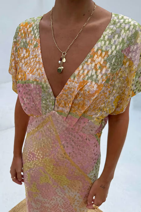 Pink Boho Elodie Dress