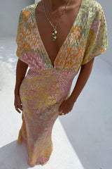 Pink Boho Elodie Dress