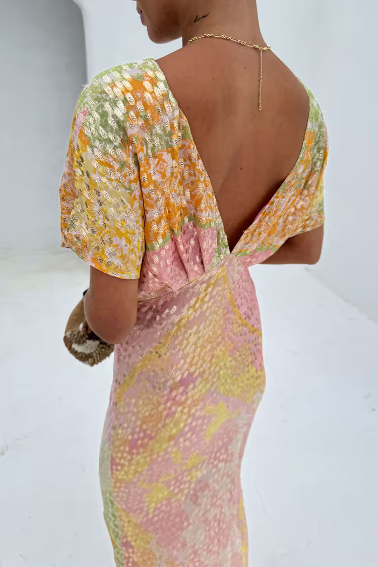 Pink Boho Elodie Dress