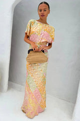 Pink Boho Elodie Dress
