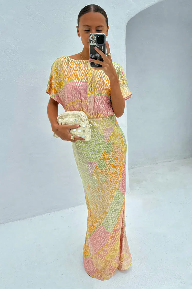 Pink Boho Elodie Dress